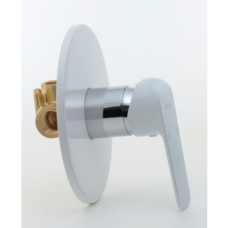 Novaservis Sprchová baterie podomítková Nobless Tina bílá/chrom 38050,1