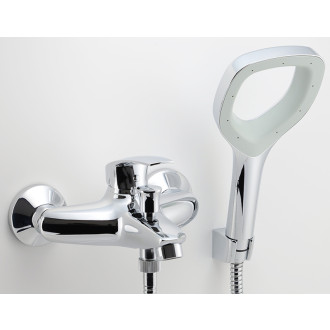 Novaservis Vanová nástěnná baterie s příslušenstvím Metalia ECO+ chrom 57020,0E