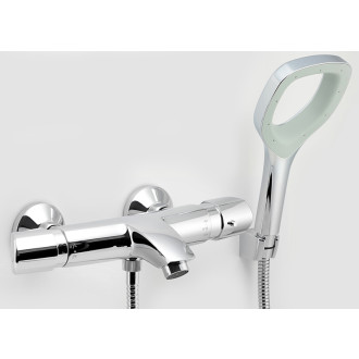 Novaservis Vanová baterie termostatická s přísl.  Metalia ECO+ chrom 57921,0E