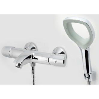 Novaservis Vanová baterie termostatická s přísl.  Metalia ECO+ chrom 57921,0E