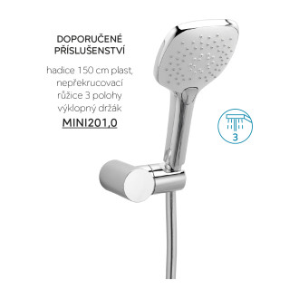 Novaservis Vanová baterie bez příslušenství 150 mm METALIA 58, chrom 58020/1,0