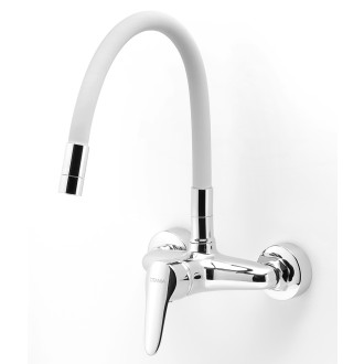 Novaservis Dřezová baterie s elastickým ramenem 150mm, stříbrošedá-chr. 94480,0S