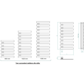 Radiátor kombinovaný Hopa Edinburgh 102x40 cm zlatá RADEDI401084