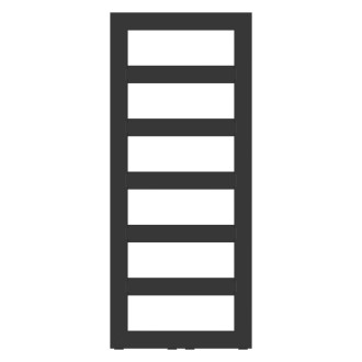 Radiátor kombinovaný Hopa Glasgow 95x50 cm černá matná RADGLA501031SP