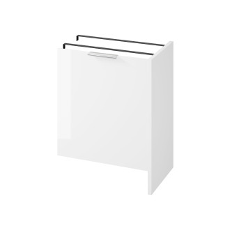 Cersanit City vestavěná skříňka na pračku s dveřmi bílá S584-027-DSM