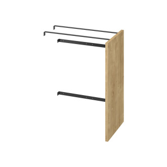 Cersanit City věstavěná skříňka na pračku bez dveří dub S584-036-DSM