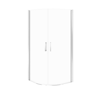 Cersanit Moduo sprchový kout čtvrtkruh 90x195 transparent S162-017
