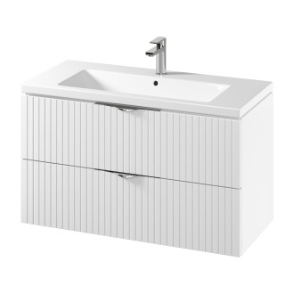 Cersanit Set C144 Tirso 100 bílá mat skříňka a umyvadlo S801-542