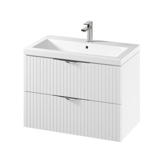 Cersanit Set C143 Tirso 80 bílá mat skříňka a umyvadlo S801-547