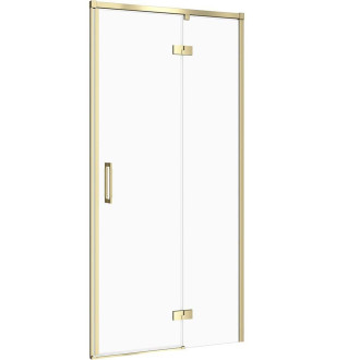 Cersanit Larga sprchové dveře P zlatá čiré sklo 90x195 S164-062