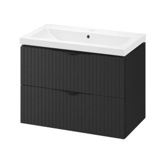 Cersanit SET C462 Tirso 80 skříňka s umyvadlem černá mat S801-587