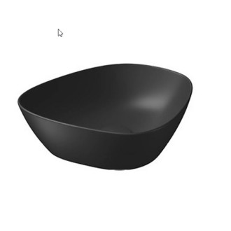 Cersanit Kontra umyvadlo na desku 38 antracit mat K682-021