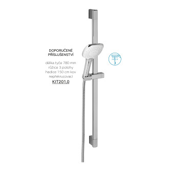 Novaservis Sprchová baterie bez příslušenství 150 mm METALIA 58, chrom 58061/1,0