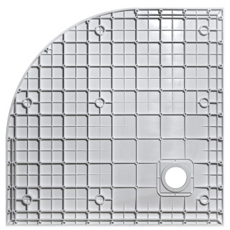 BESCO VEXO ČTVRTKRUH, SMC vanička, 90x90x3,2 cm, bílá barva, bez nožiček VANKVEX90CTVRTW