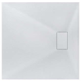 BESCO VEXO ČTVEREC, SMC vanička, 90x90x3,2 cm, bílá barva, bez nožiček VANKVEX90CTVERW