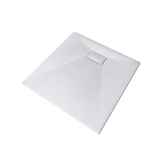 BESCO VEXO ČTVEREC, SMC vanička, 90x90x3,2 cm, bílá barva, bez nožiček VANKVEX90CTVERW