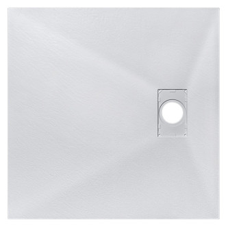 BESCO VEXO ČTVEREC, SMC vanička, 90x90x3,2 cm, bílá barva, bez nožiček VANKVEX90CTVERW