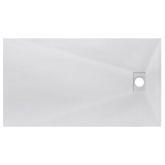BESCO VEXO OBDÉLNÍK, SMC vanička, 100x80x3,2 cm, bílá barva, bez nožiček VEXOOWD1080W