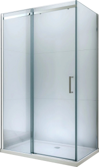 Mexen Omega sprchový kout 120x70 cm, transparent, chrom + vanička 825-120-070-01-00-4010