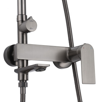 REA STORM Sprchový set Gun Grey REA-P9534