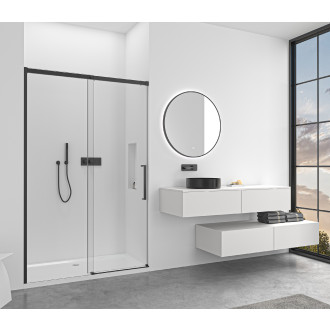 CERANO - Koupelnová spodní skříňka Noira - bílá matná - 150x43x28 cm