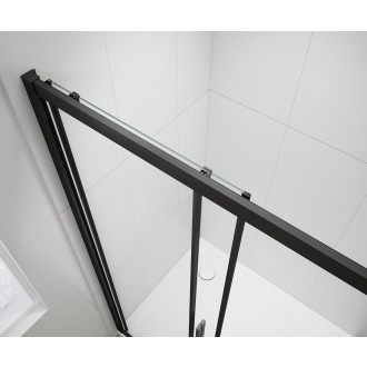 EASY BLACK obdélníkový sprchový kout 1000x700mm, čiré sklo L/P varianta