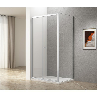 UGGA obdélníkový sprchový kout 1000x900mm, čiré sklo