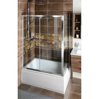 DEEP sprchové dveře posuvné 1300x1500mm, čiré sklo MD1315