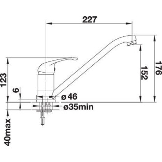 Blanco DARAS baterie Černá granit 526 152
