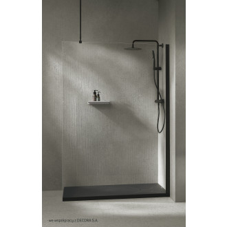 Deante PRIZMA Walk-In sprchová stěna, 120 cm, černá KTJ_N32P