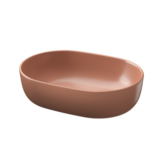 Cersanit Moduo umyvadlo oválné na desku 50 red brick mat K116-131
