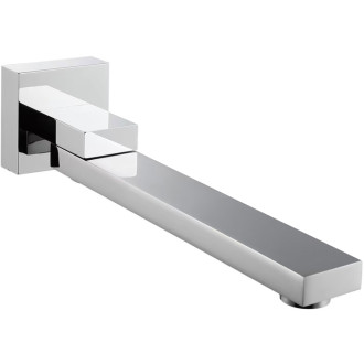 CERANO - Výtoková nástěnná hubice - otočná - 23 cm - hranatá - chrom