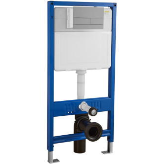 CERANO - Ovládací tlačítko pro splachování Line - nerezová ocel - chrom