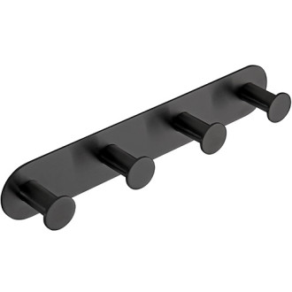 BEMETA EASY: Věšák se 4 háčky, černý 163106390