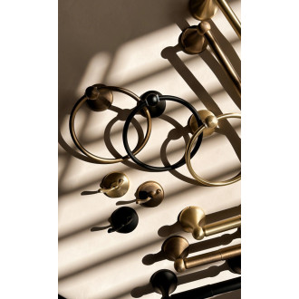 REA Koupelnový věšák, broušená zlatá REA-06918