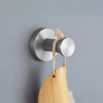 REA Koupelnový věšák 6606A Brush Nickel REA-98008