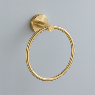 REA Koupelnový věšák Ring 6610 Brush Gold REA-98012