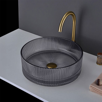 REA Umyvadlo na desku Ingrid 36 Grey REA-U8524