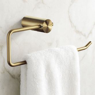 REA Koupelnový věšák 9710 Prism Brush Gold REA-98029