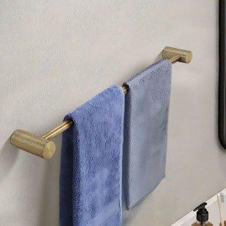 REA Koupelnový věšák 9703 Prism Brush Gold REA-98034