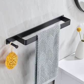 REA Koupelnový věšák Black REA-98025