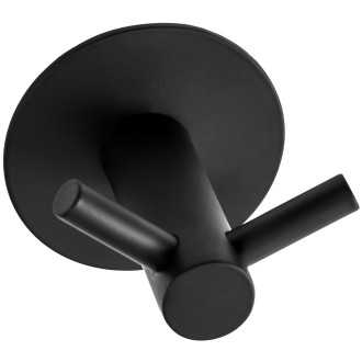 REA Koupelnový věšák, černá REA-77006