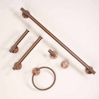 REA Koupelnový věšák 6603 Brush Copper REA-98001