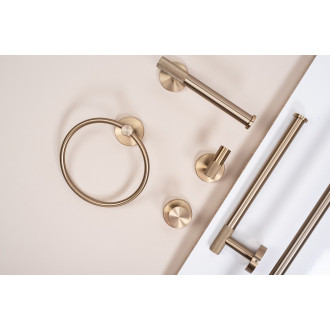 REA Koupelnový věšák Ring 6610 Brush Gold REA-98012