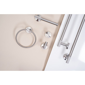 REA Koupelnový věšák Ring 6610 Brush Nickel REA-98011