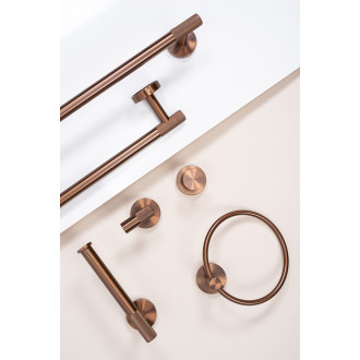 REA Koupelnový věšák Ring 6610 Brush Copper REA-98010