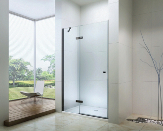 MEXEN ROMA sprchové dveře 80x190 cm 6mm, černá-čiré 854-080-000-70-00