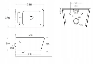 MEXEN YORK RIMLESS SLIM závěsný klozet + deska DUROPLAST 30114000