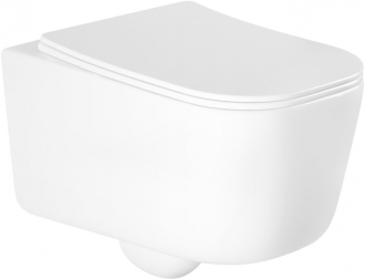 Mexen Stella rimless WC + SLIM soft-close sedátko, Duroplast, bílá 30680900