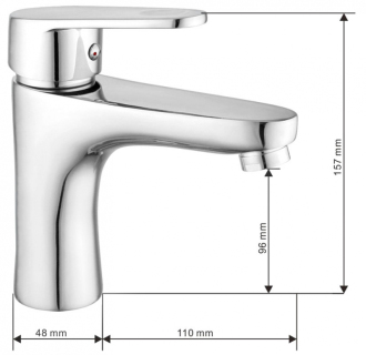 Vanová souprava Mexen Kama DF05, chrom - 72503DF05-00